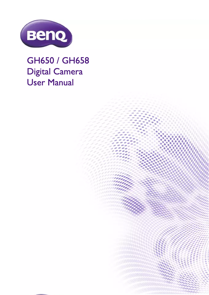 Image de la première page du manuel de l'appareil GH650