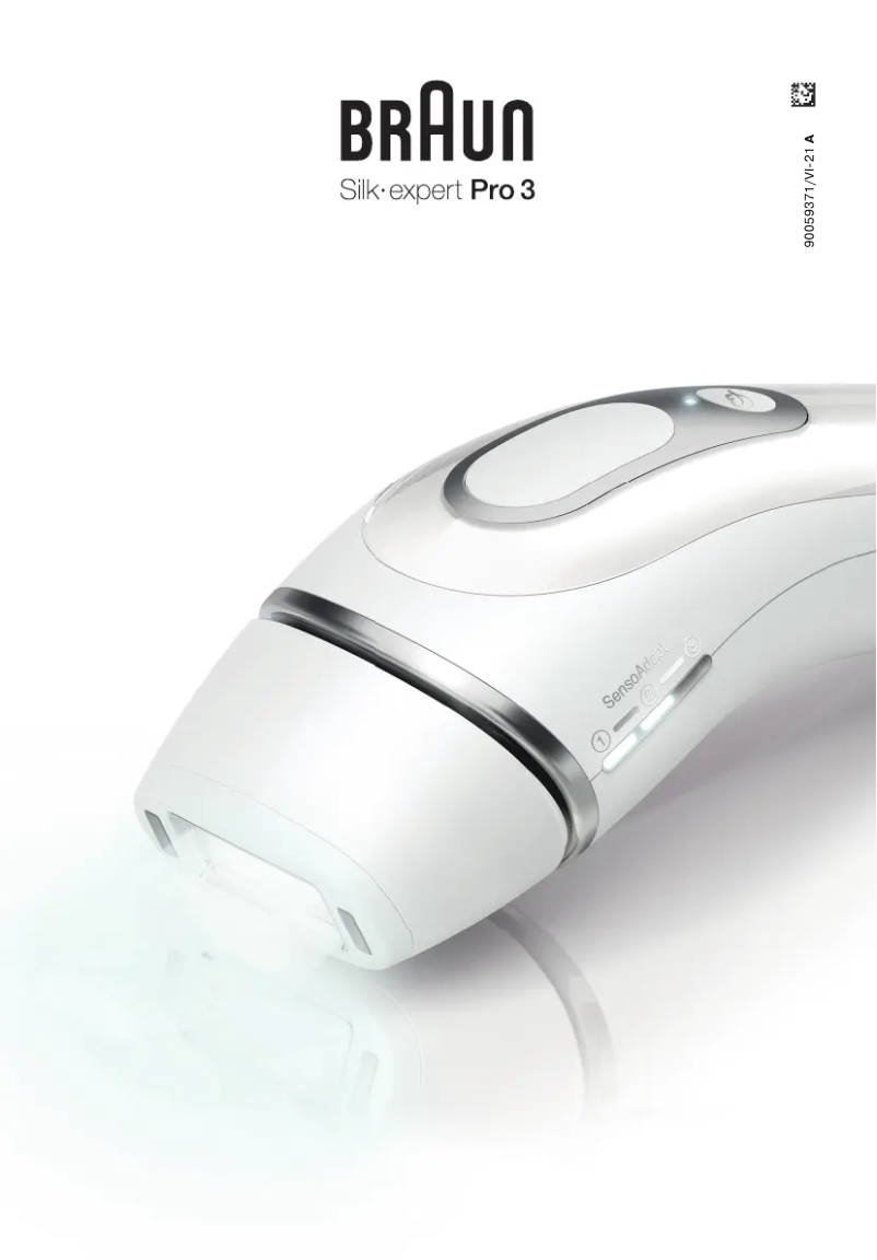 Page n°1 - Manuel utilisateur Braun Silk-expert Pro 3 PL3122