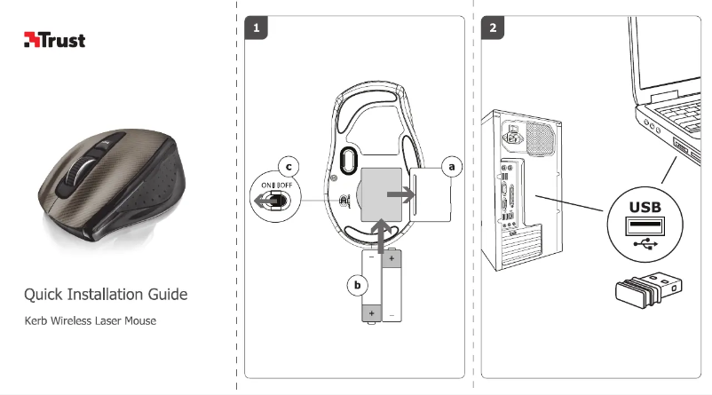 Page 1 de la notice Manuel utilisateur Trust Kerb 20784
