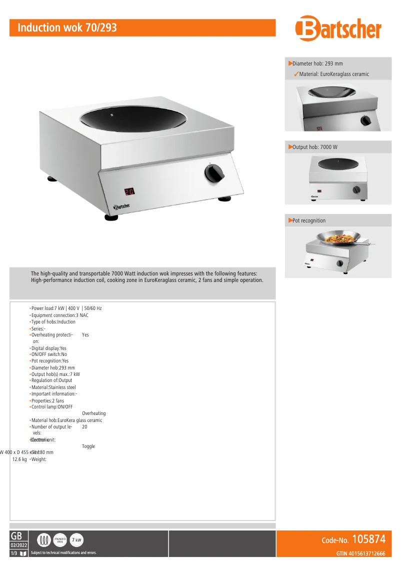 Image de la première page du manuel de l'appareil 105874