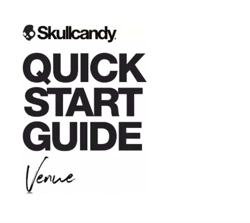 Page n°1 - Manuel utilisateur Skullcandy Venue