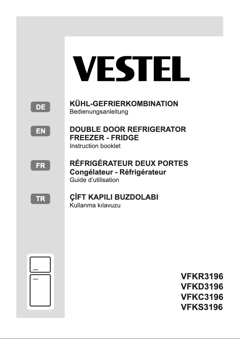 Page n°1 - Manuel utilisateur Vestel VFKC3196