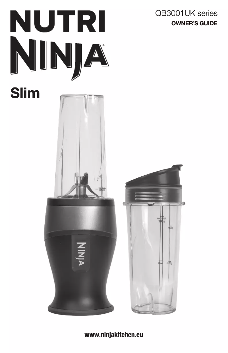 Page n°1 - Manuel utilisateur Nutri Ninja QB3001UK
