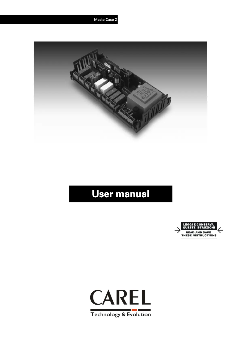 Image de la première page du manuel de l'appareil MasterCase 2