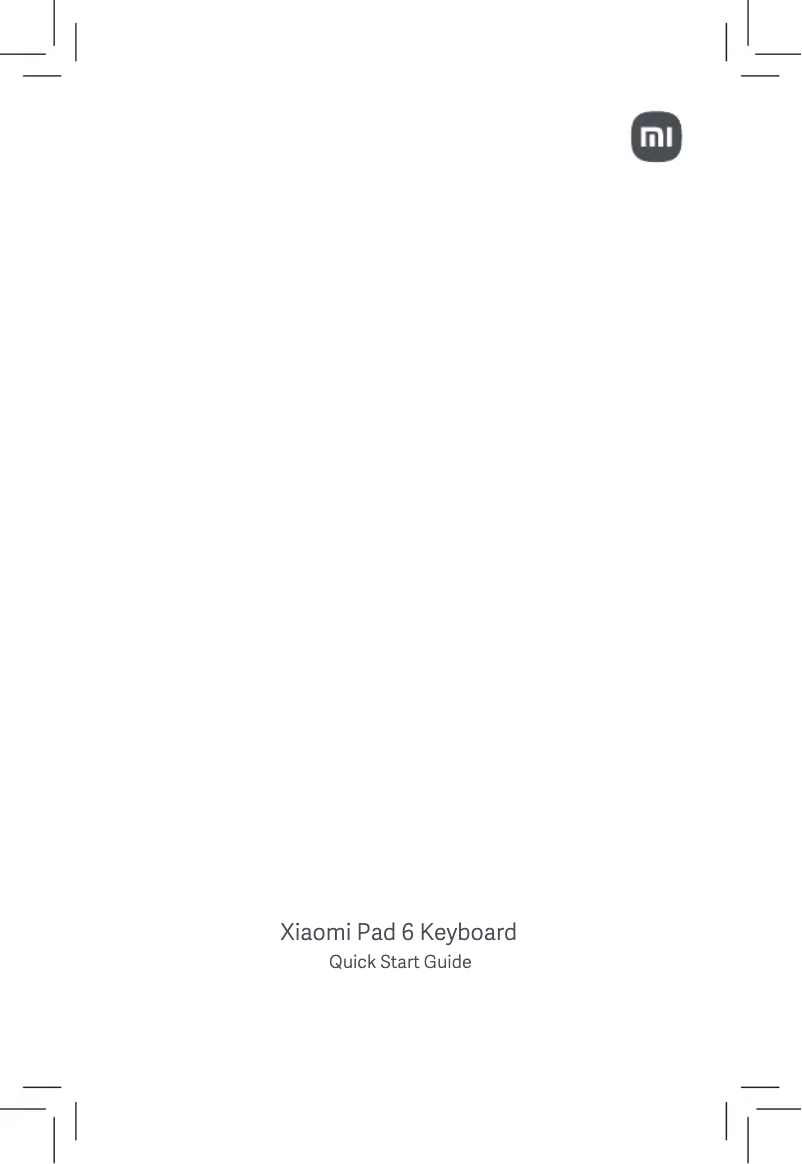Image de la première page du manuel de l'appareil Pad 6 Keyboard