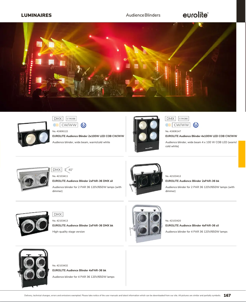 Page n°1 - Catalogue Eurolite PAR-36