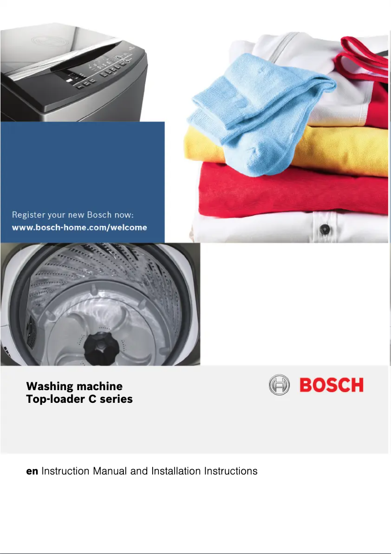 Page n°1 - Manuel utilisateur Bosch WOE701W0GC