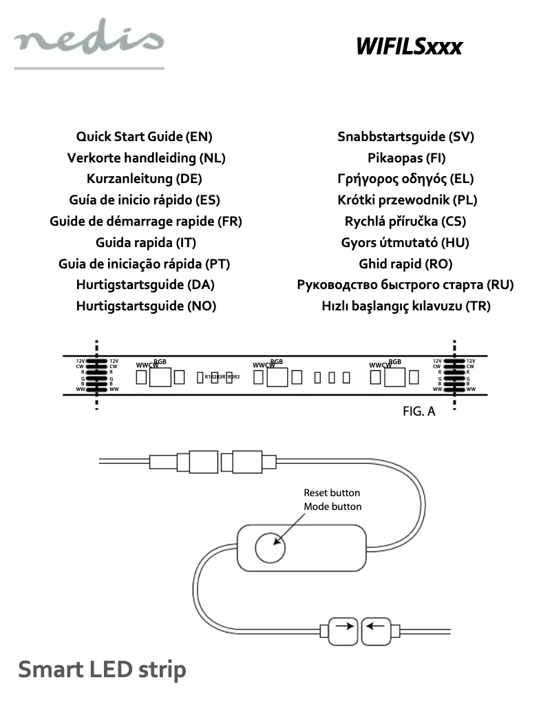 Image de la première page du manuel de l'appareil WIFILS50CRGBW