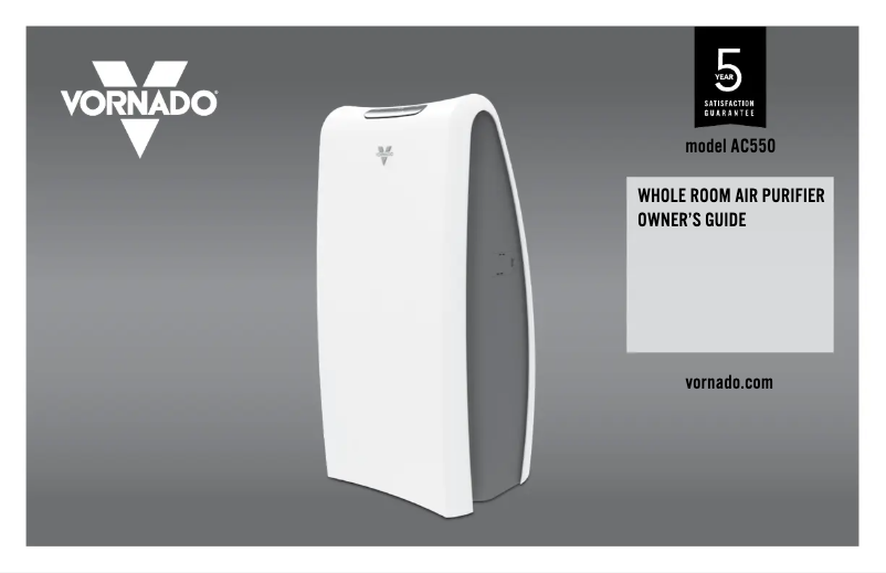 Image de la première page du manuel de l'appareil AC550