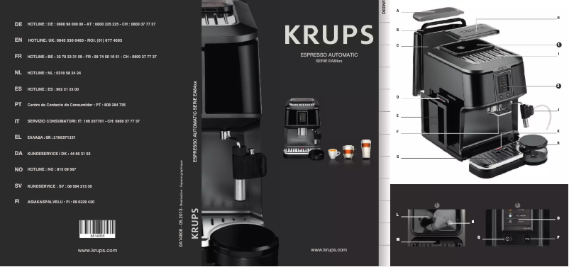 Page 1 de la notice Manuel utilisateur Krups EA8441