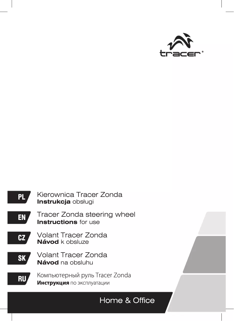 Page 1 de la notice Manuel utilisateur Tracer Zonda