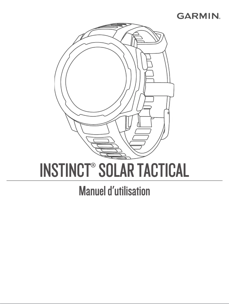 Página 1 del manual Manual de usuario Garmin Instinct Solar Tactical
