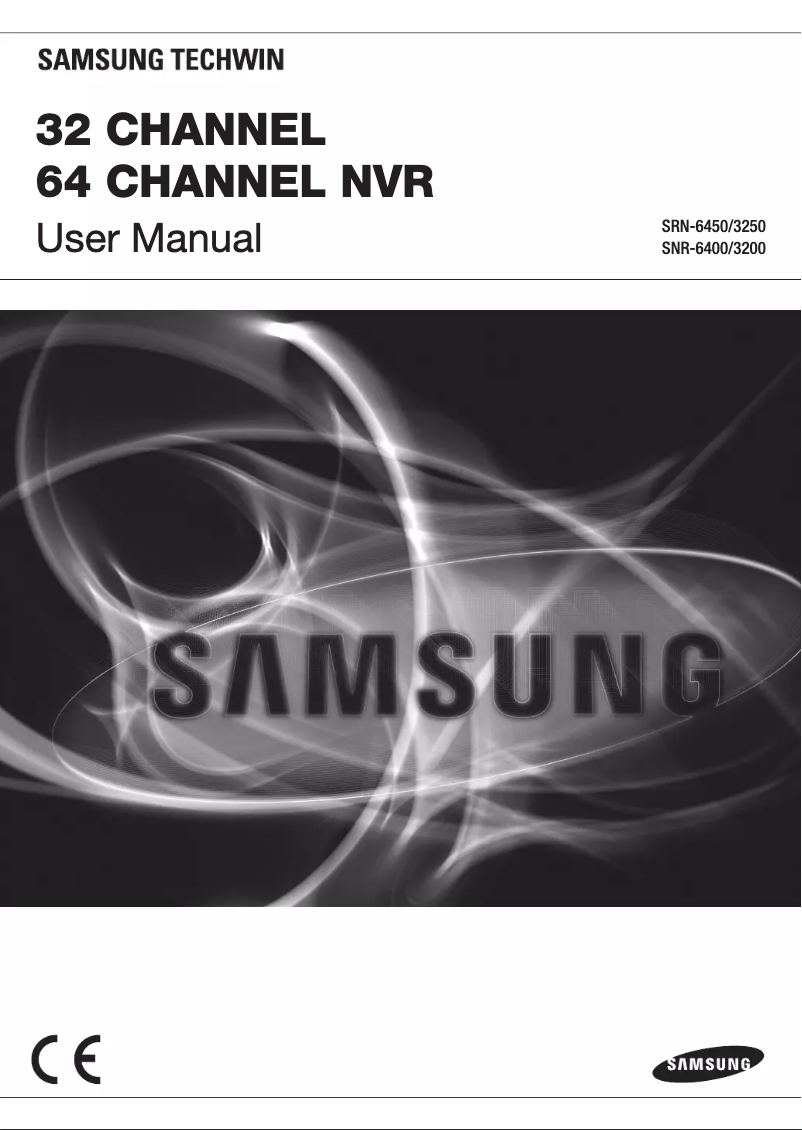 Image de la première page du manuel de l'appareil SNR-6400
