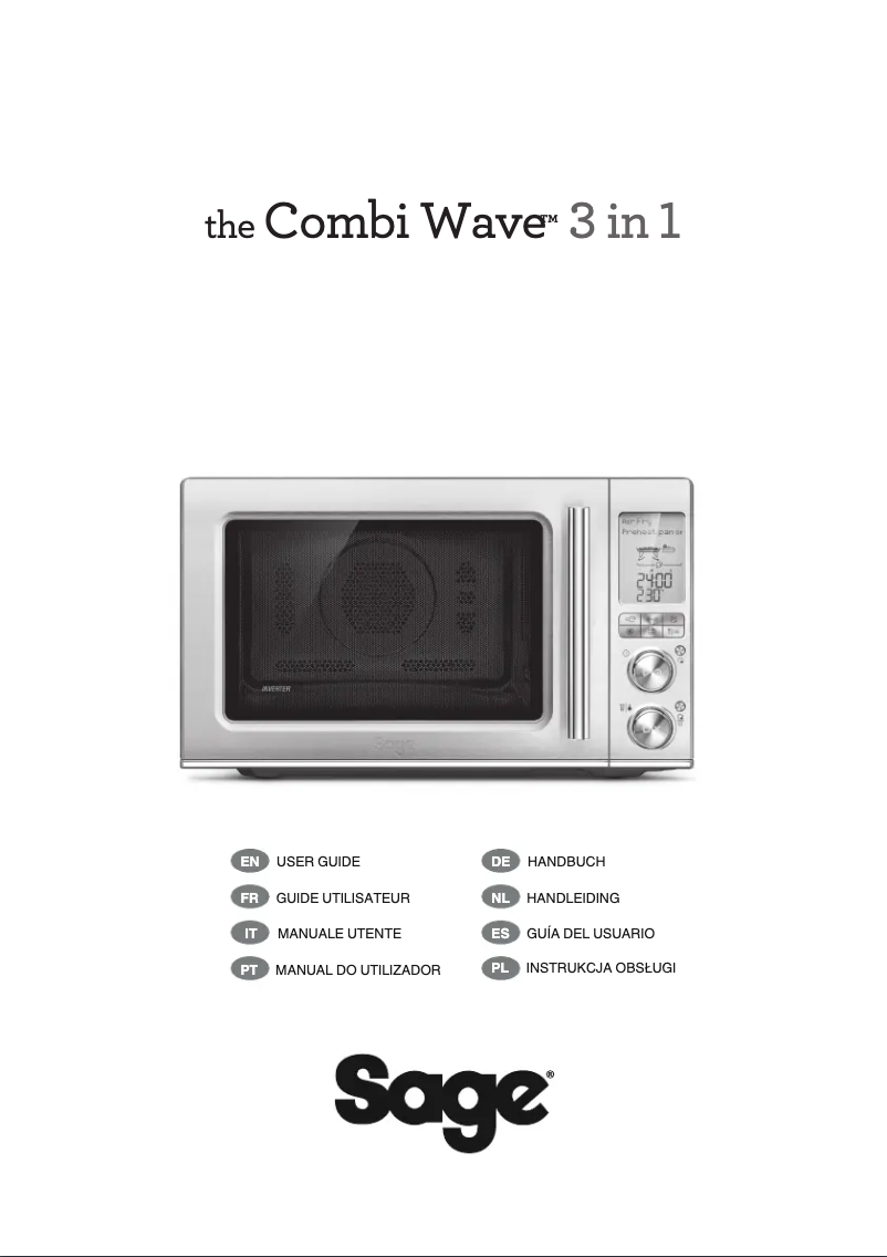 Image de la première page du manuel de l'appareil the Combi Wave 3 in 1 SMO870