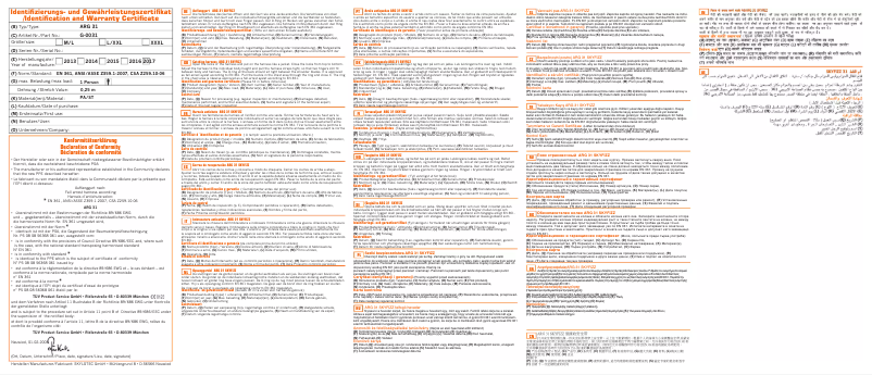 Page 1 de la notice Manuel utilisateur Skylotec ARG 31 SKYFIZZ