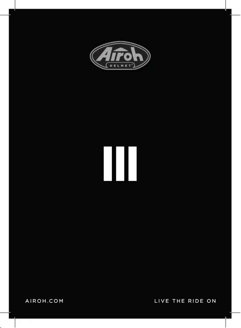 Image de la première page du manuel de l'appareil Aviator 3