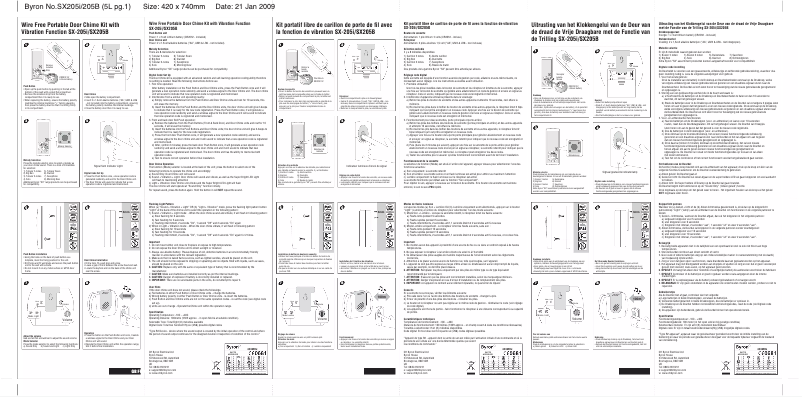 Página 1 del manual Manual de usuario Elro SX205B