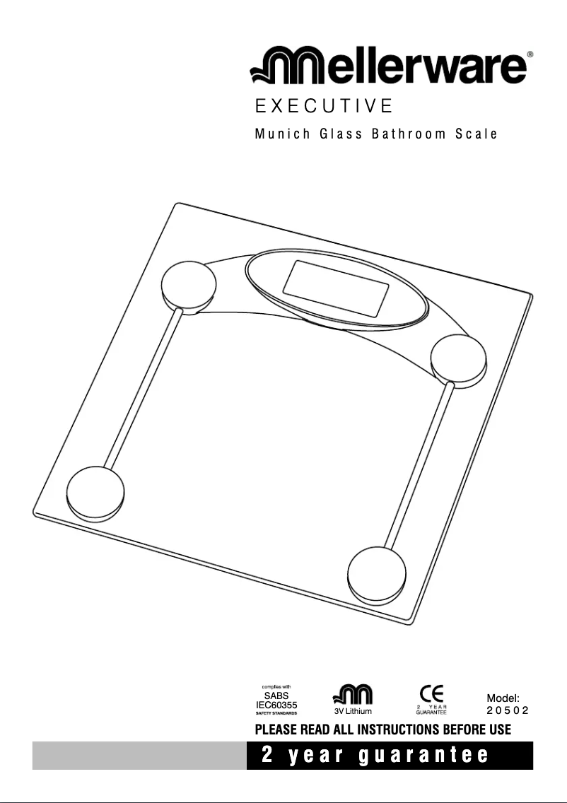 Página 1 del manual Manual de usuario Mellerware Munich 20502