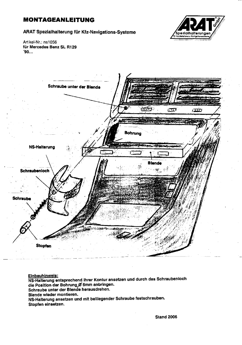 Image de la première page du manuel de l'appareil NS1056