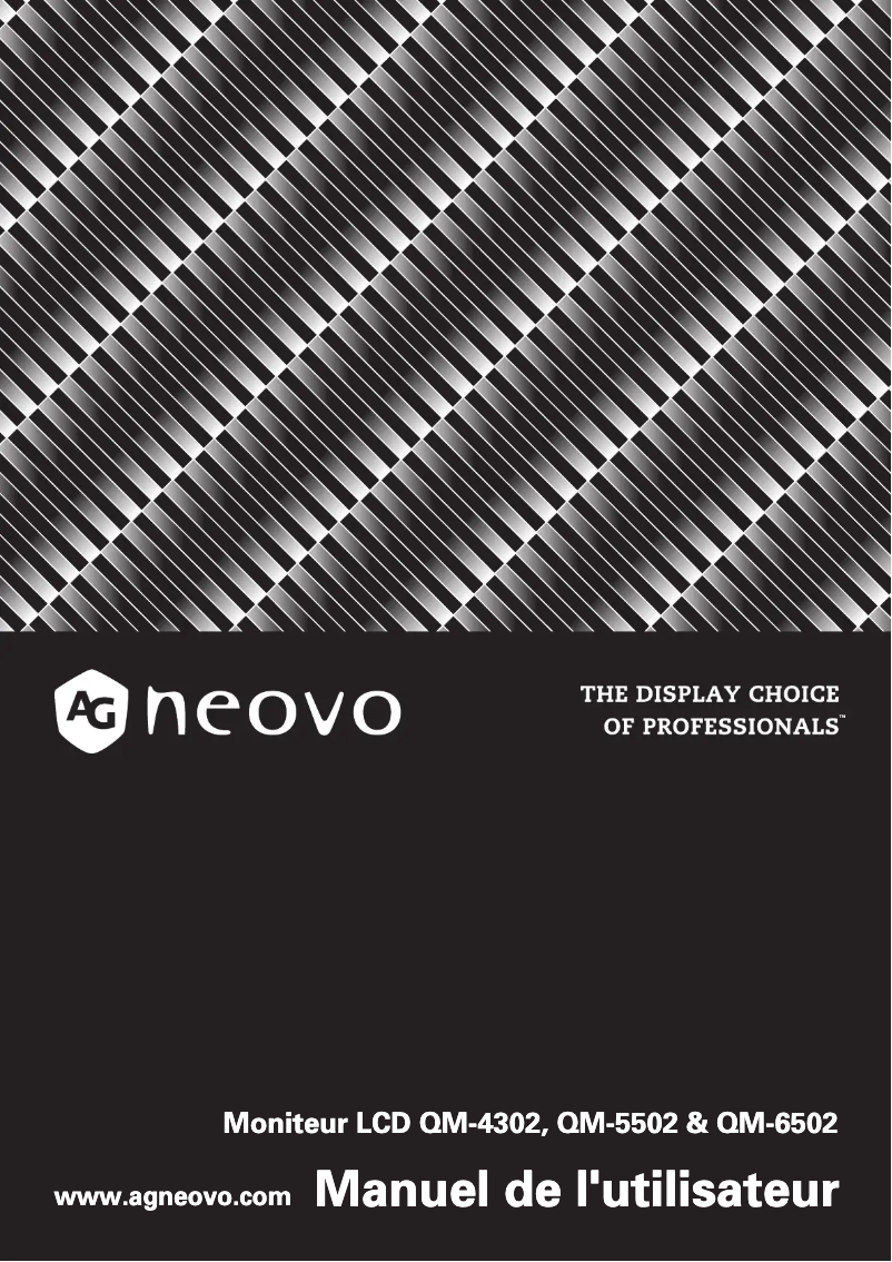 Image de la première page du manuel de l'appareil QM-5502