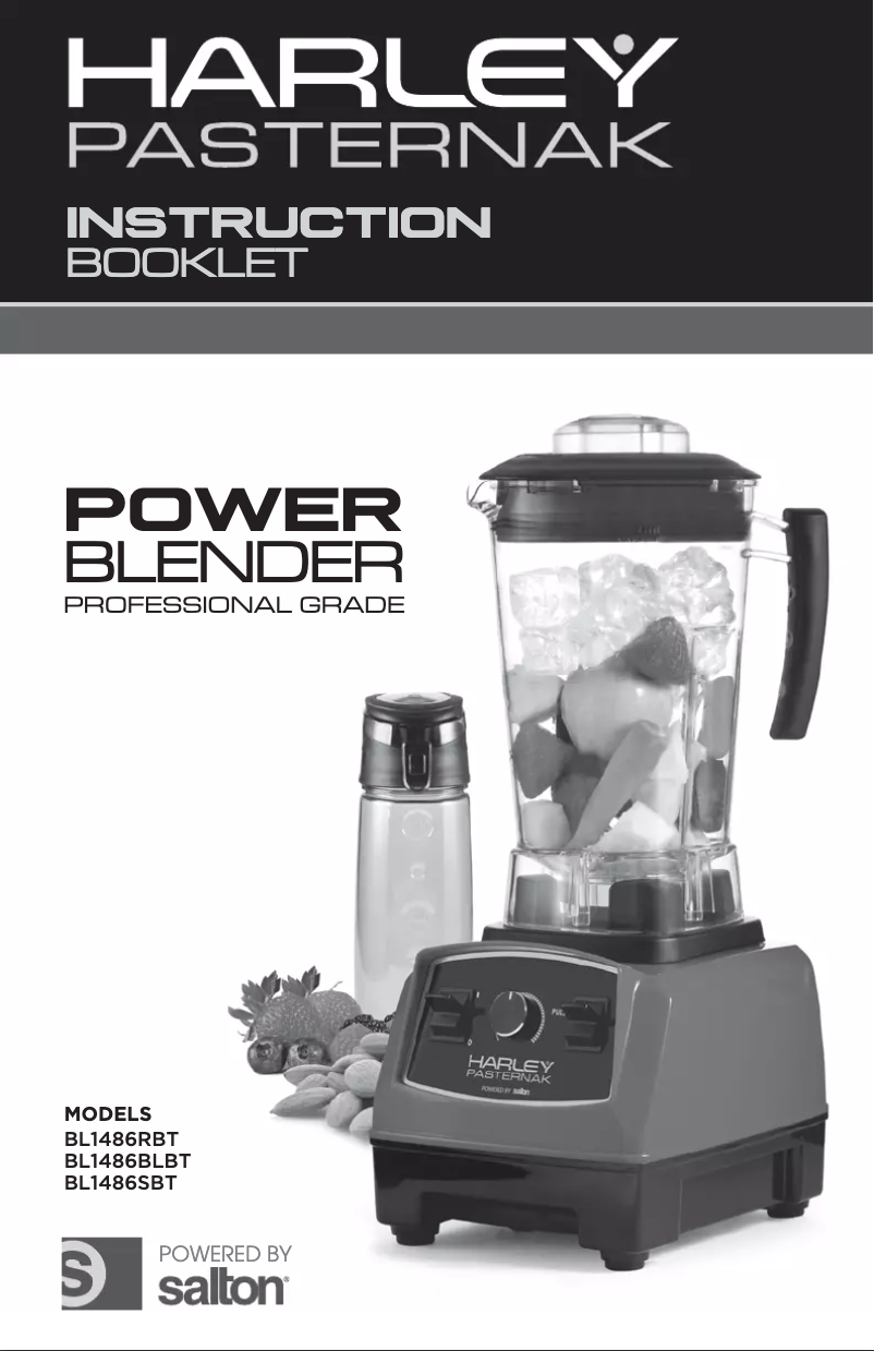 Page n°1 - Manuel utilisateur Harley Pasternak BL1486