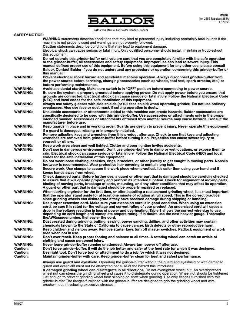 Page 1 de la notice Manuel utilisateur ABB 7B662