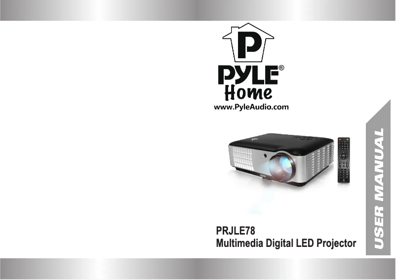 Page 1 de la notice Manuel utilisateur Pyle PRJLE78
