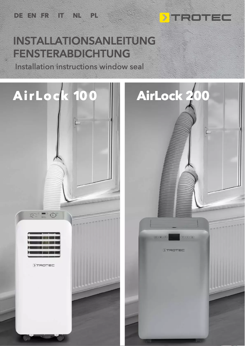 Image de la première page du manuel de l'appareil AirLock 100