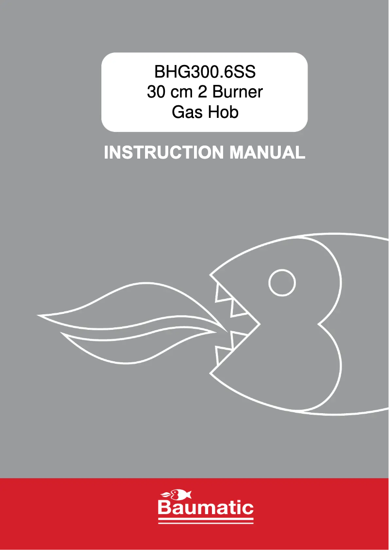 Image de la première page du manuel de l'appareil BHG300.5SS