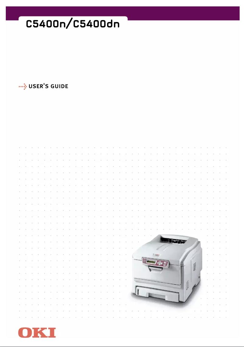 Image de la première page du manuel de l'appareil C5400