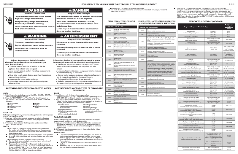 Page n°1 - Schéma de câblage KitchenAid KFGD500EWH