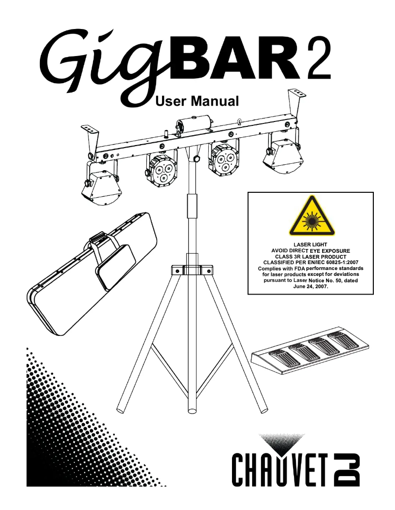 Image de la première page du manuel de l'appareil GigBAR 2