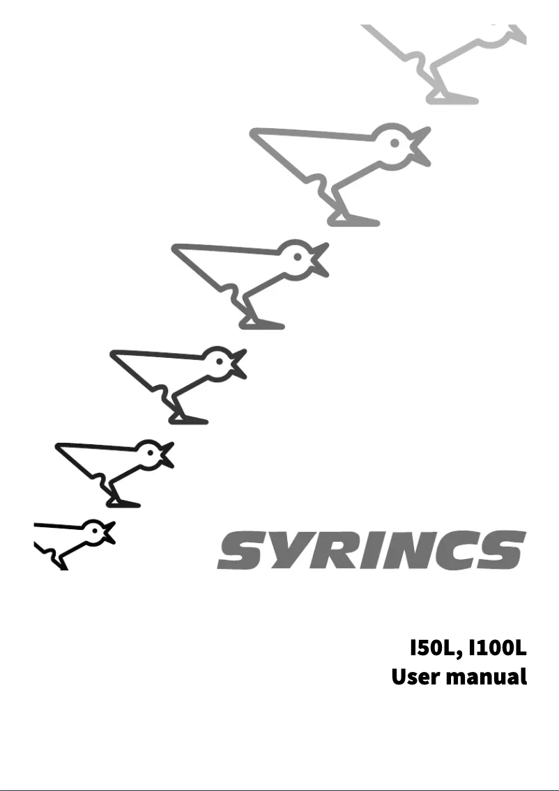 Image de la première page du manuel de l'appareil I100L