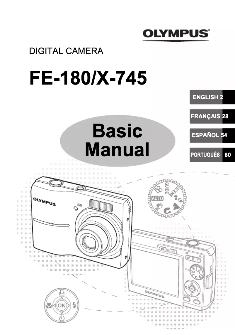 Image de la première page du manuel de l'appareil FE-180
