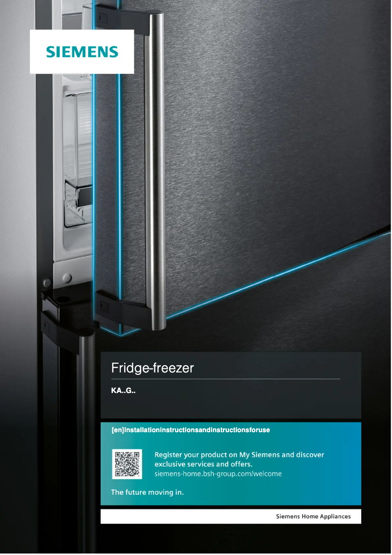 Page n°1 - Manuel utilisateur Siemens KA93GAI30M