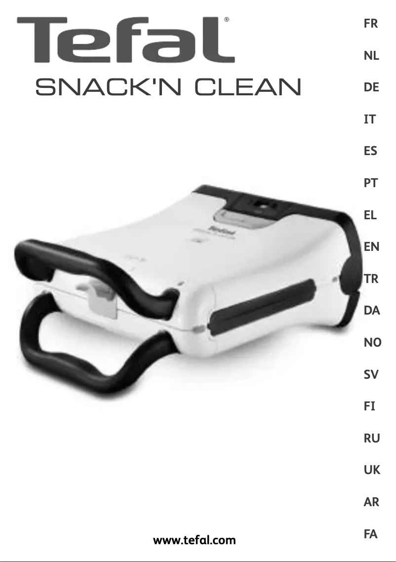 Página 1 del manual Manual de usuario Tefal Snack n Clean SW370310