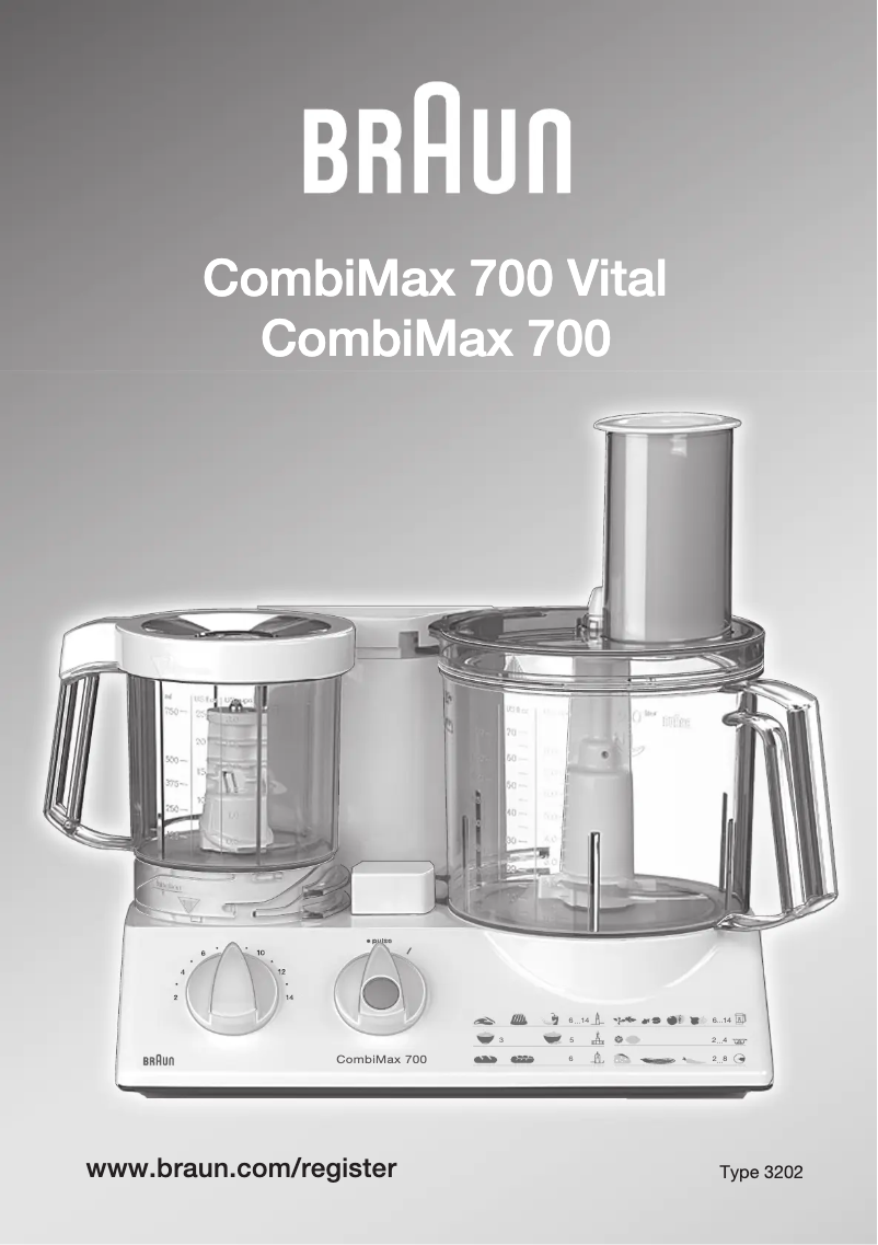 Image de la première page du manuel de l'appareil CombiMax 700