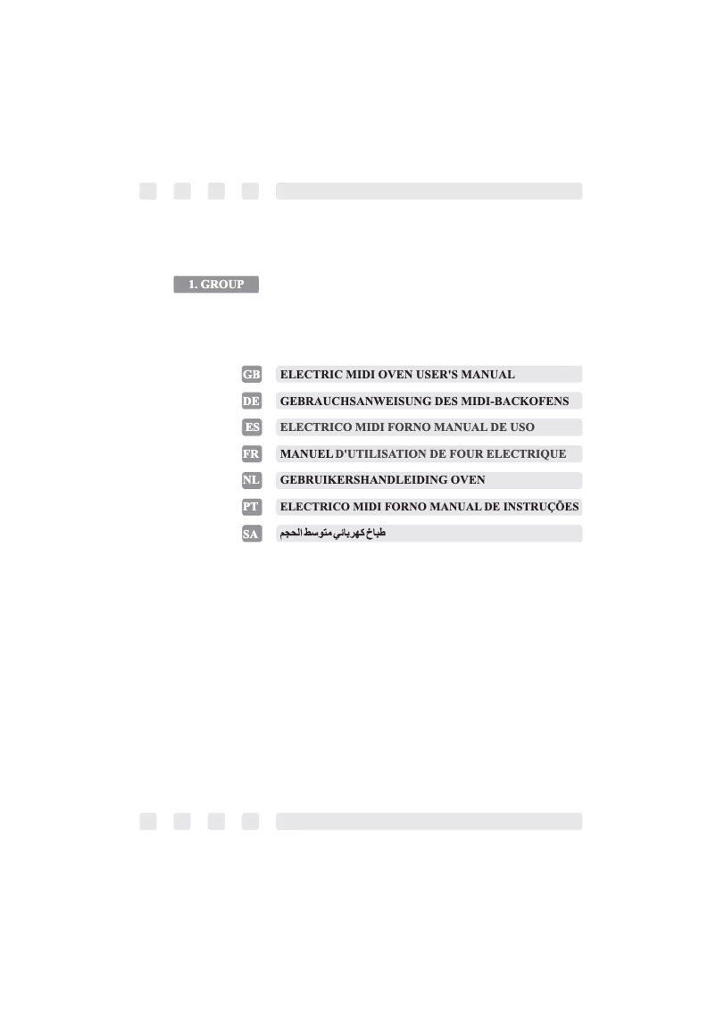 Page 1 de la notice Manuel utilisateur Vitrokitchen 3600N