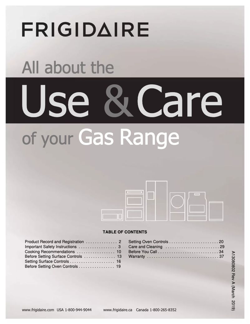 Image de la première page du manuel de l'appareil FFGH3051VS