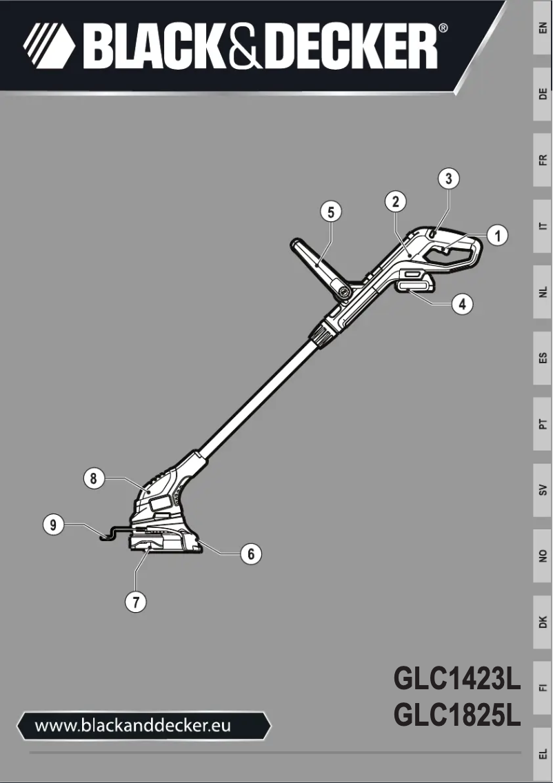 Image de la première page du manuel de l'appareil GLC1423
