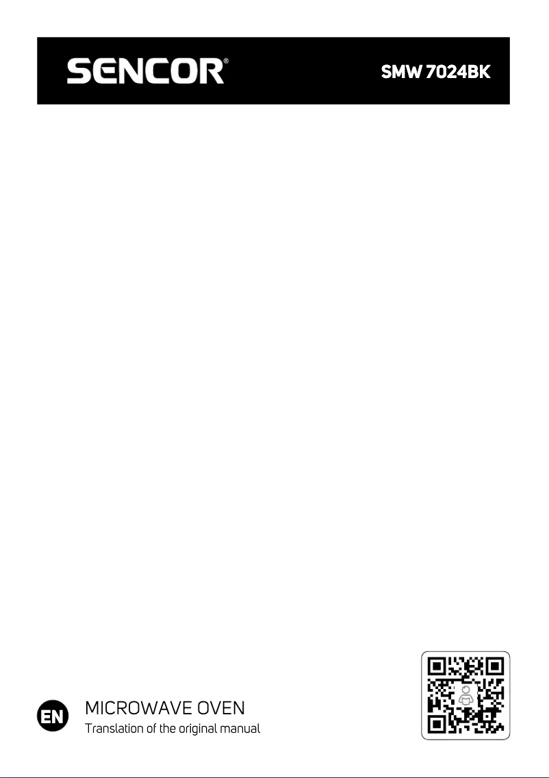 Page n°1 - Manuel utilisateur Sencor SMW 7024BK