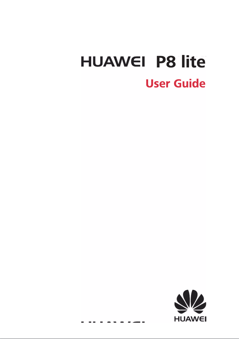 Image de la première page du manuel de l'appareil P8 lite