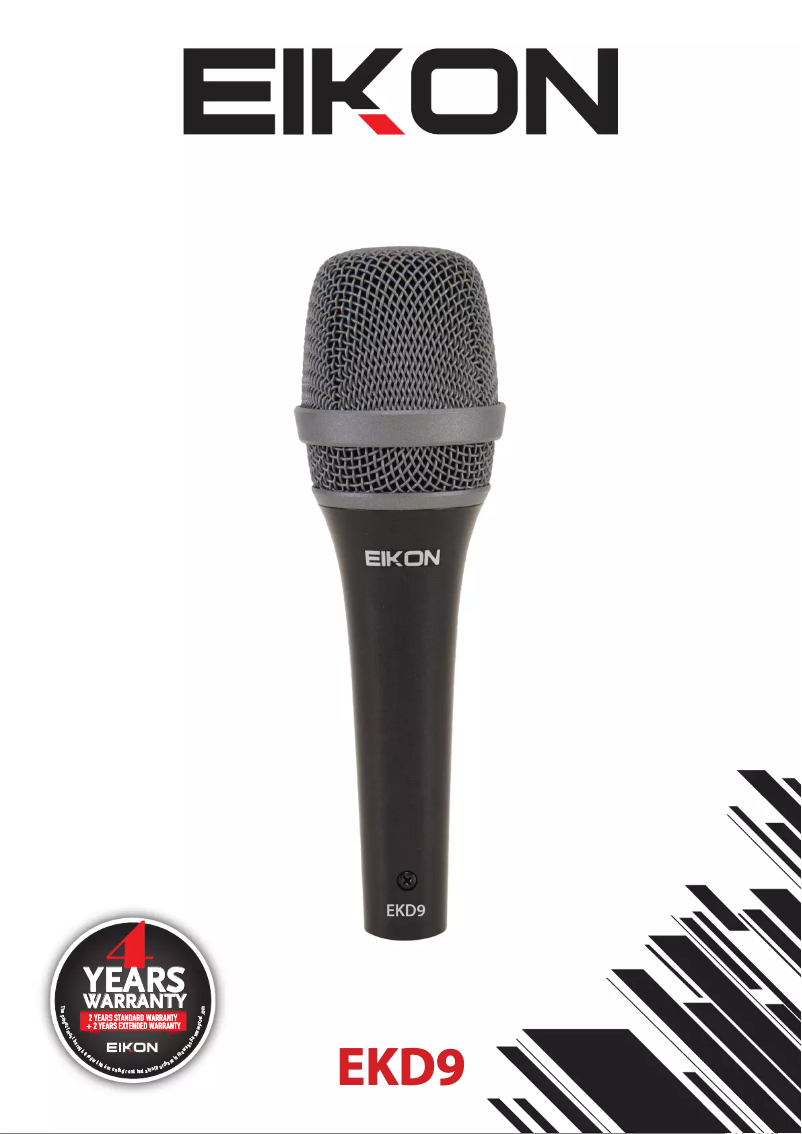 Page n°1 - Manuel utilisateur Eikon EKD9