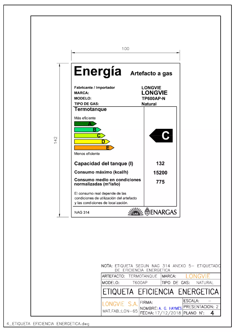 Image de la première page du manuel de l'appareil TP600AP