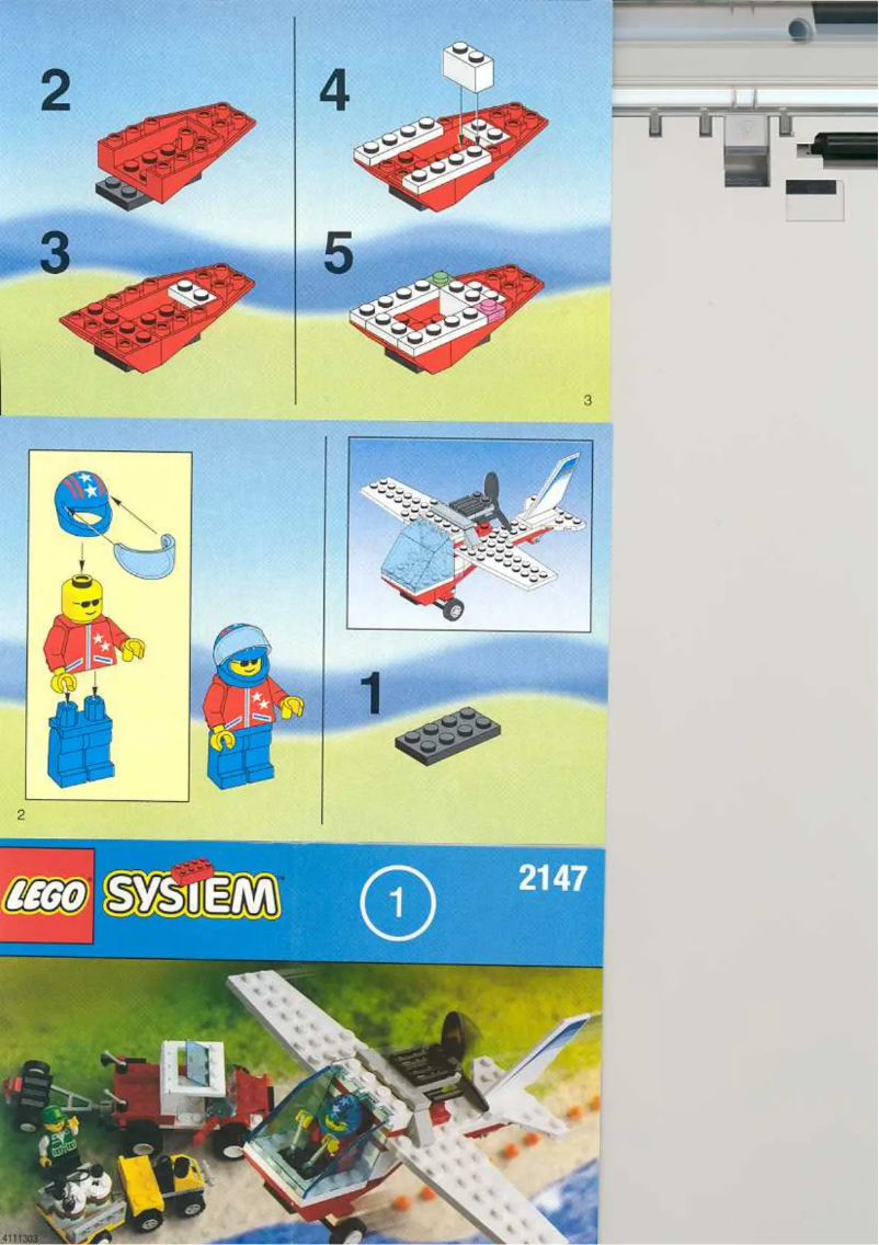 Page 1 de la notice Manuel utilisateur Lego INFLIGHT DRAGON FLY