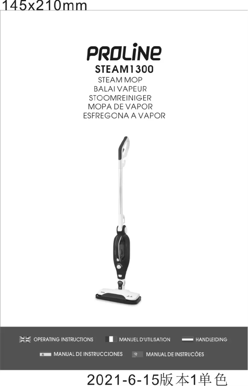 Page 1 de la notice Manuel utilisateur Proline STEAM1300