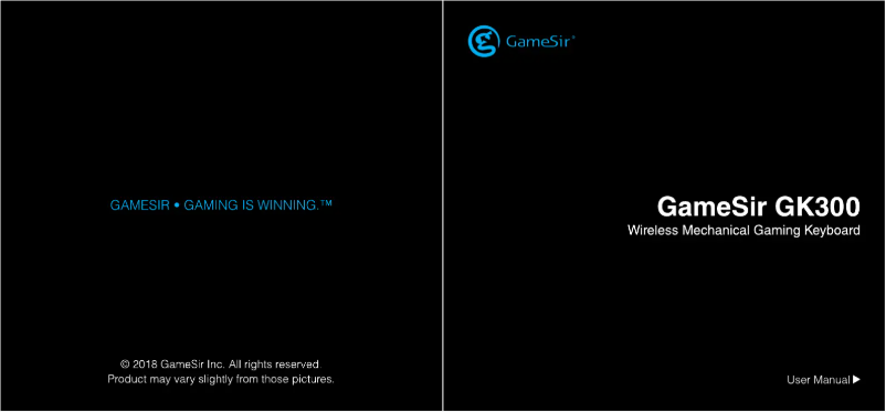 Image de la première page du manuel de l'appareil GK300