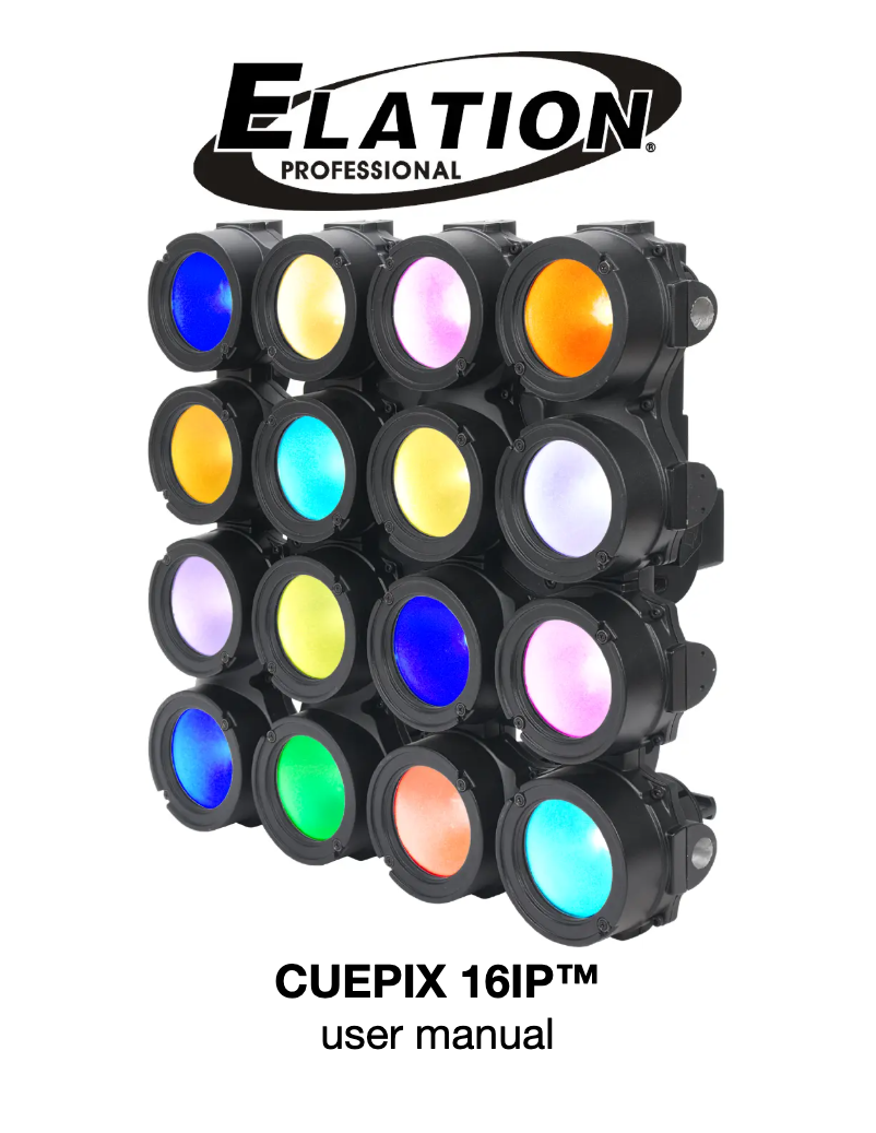 Image de la première page du manuel de l'appareil CUEPIX 16IP