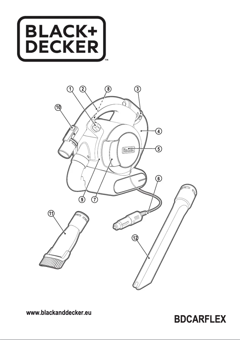 Image de la première page du manuel de l'appareil BDCARFLEX