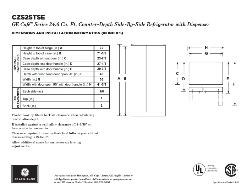 Image de la première page du manuel de l'appareil Café CZS25TSESS